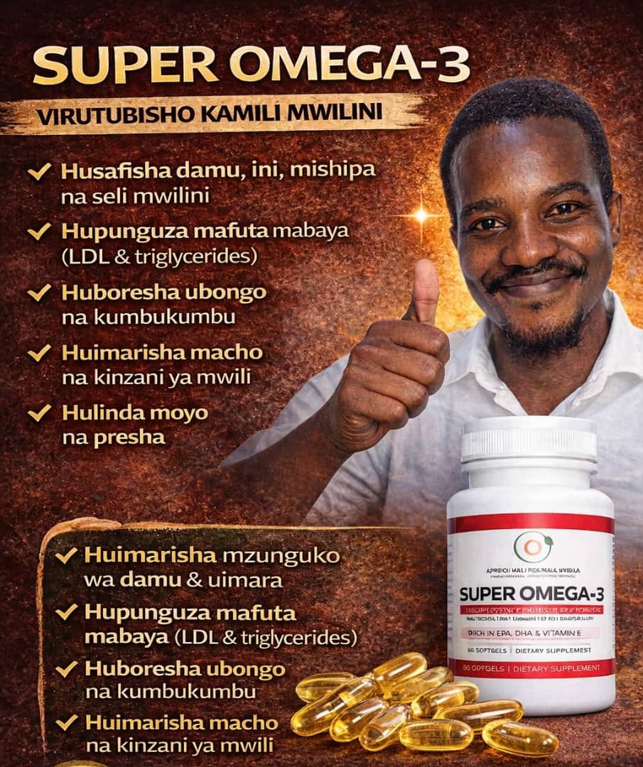 SUPER OMEGA-3 – Afya Bora Kila Siku